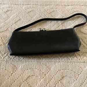 Used black Furla purse